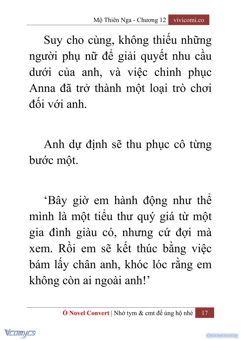 đọc truyện [novel] Mộ Thiên Nga Chương 12 ảnh 20 tại Thiên Thai Truyện