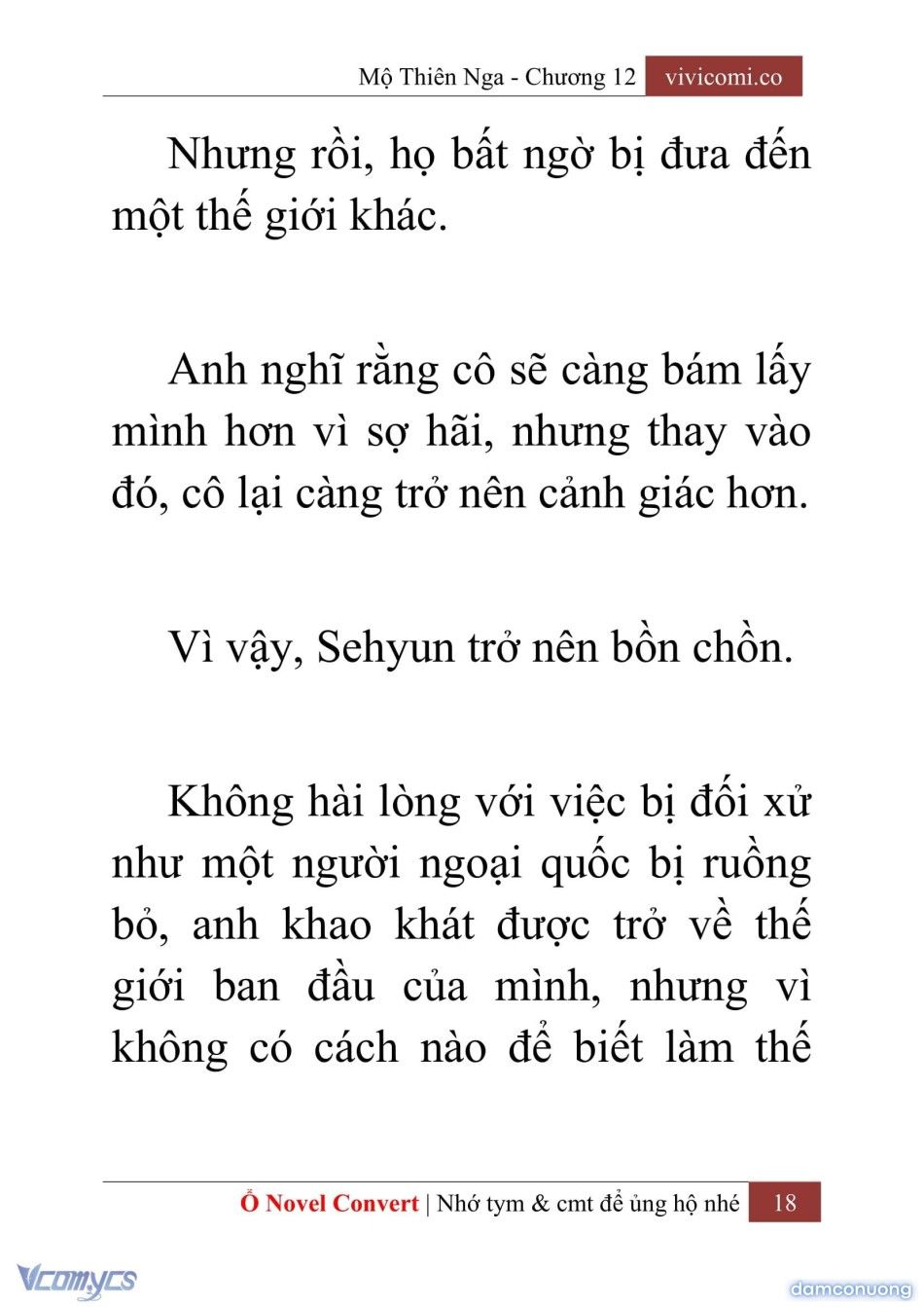 đọc truyện [novel] Mộ Thiên Nga Chương 12 ảnh 21 tại Thiên Thai Truyện