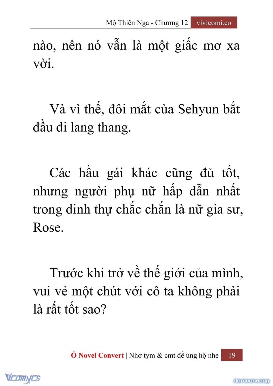 đọc truyện [novel] Mộ Thiên Nga Chương 12 ảnh 22 tại Thiên Thai Truyện