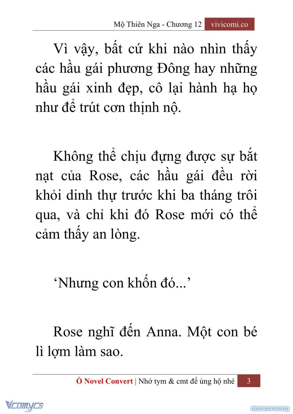 đọc truyện [novel] Mộ Thiên Nga Chương 12 ảnh 6 tại Thiên Thai Truyện
