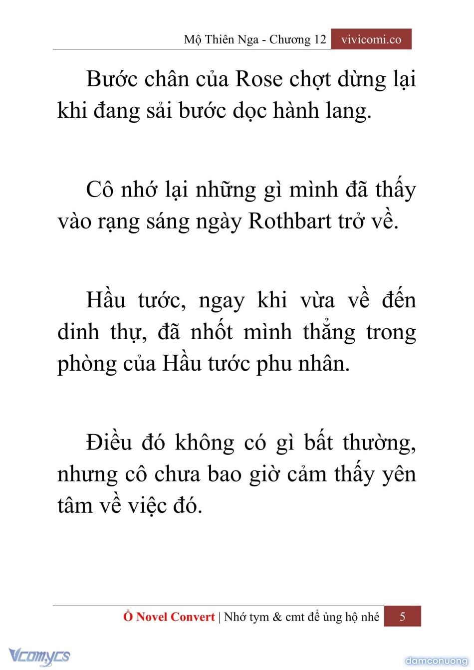đọc truyện [novel] Mộ Thiên Nga Chương 12 ảnh 8 tại Thiên Thai Truyện