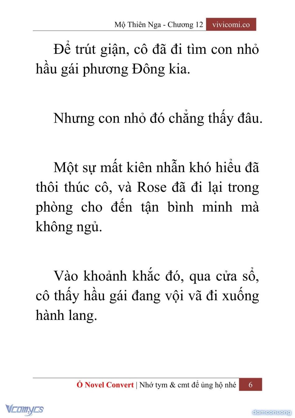 đọc truyện [novel] Mộ Thiên Nga Chương 12 ảnh 9 tại Thiên Thai Truyện