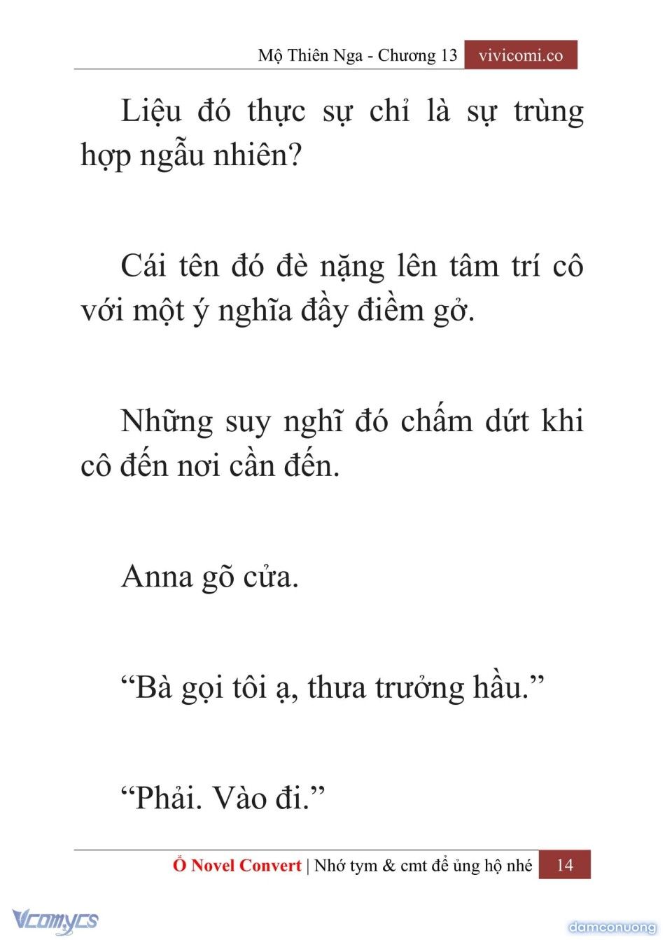 đọc truyện [novel] Mộ Thiên Nga Chương 13 ảnh 17 tại Thiên Thai Truyện