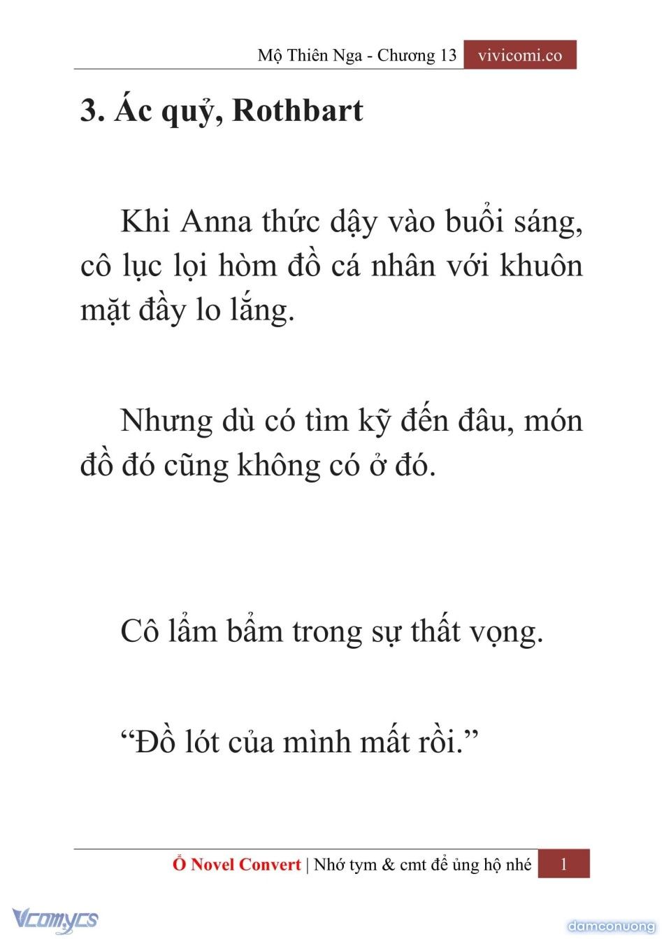 đọc truyện [novel] Mộ Thiên Nga Chương 13 ảnh 4 tại Thiên Thai Truyện