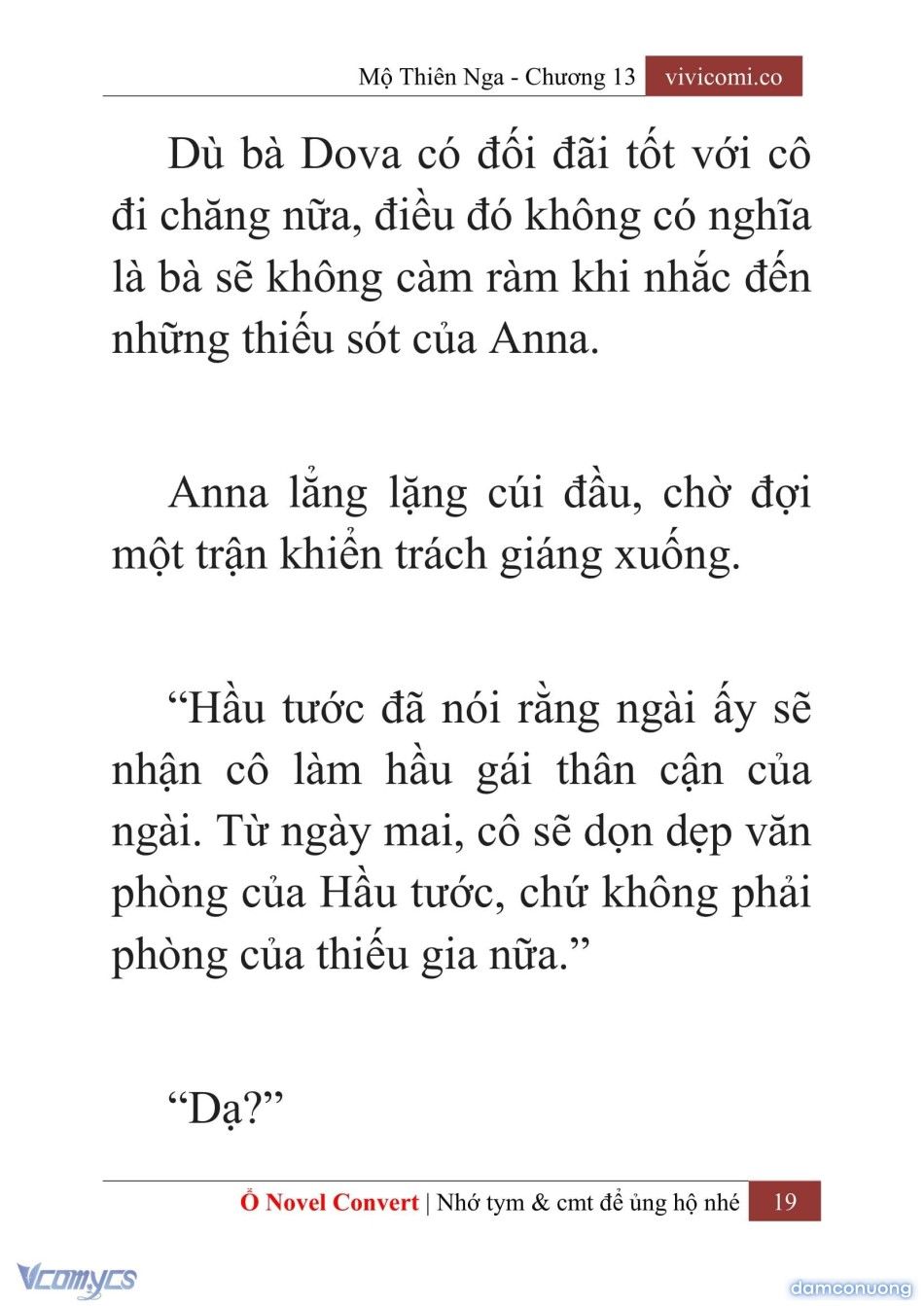 đọc truyện [novel] Mộ Thiên Nga Chương 13 ảnh 22 tại Thiên Thai Truyện