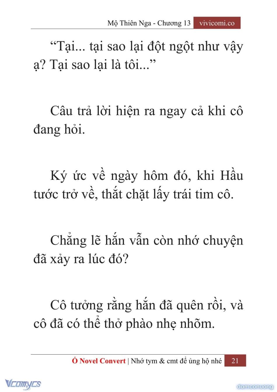 đọc truyện [novel] Mộ Thiên Nga Chương 13 ảnh 24 tại Thiên Thai Truyện