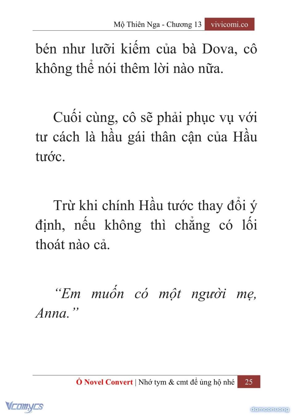 đọc truyện [novel] Mộ Thiên Nga Chương 13 ảnh 28 tại Thiên Thai Truyện