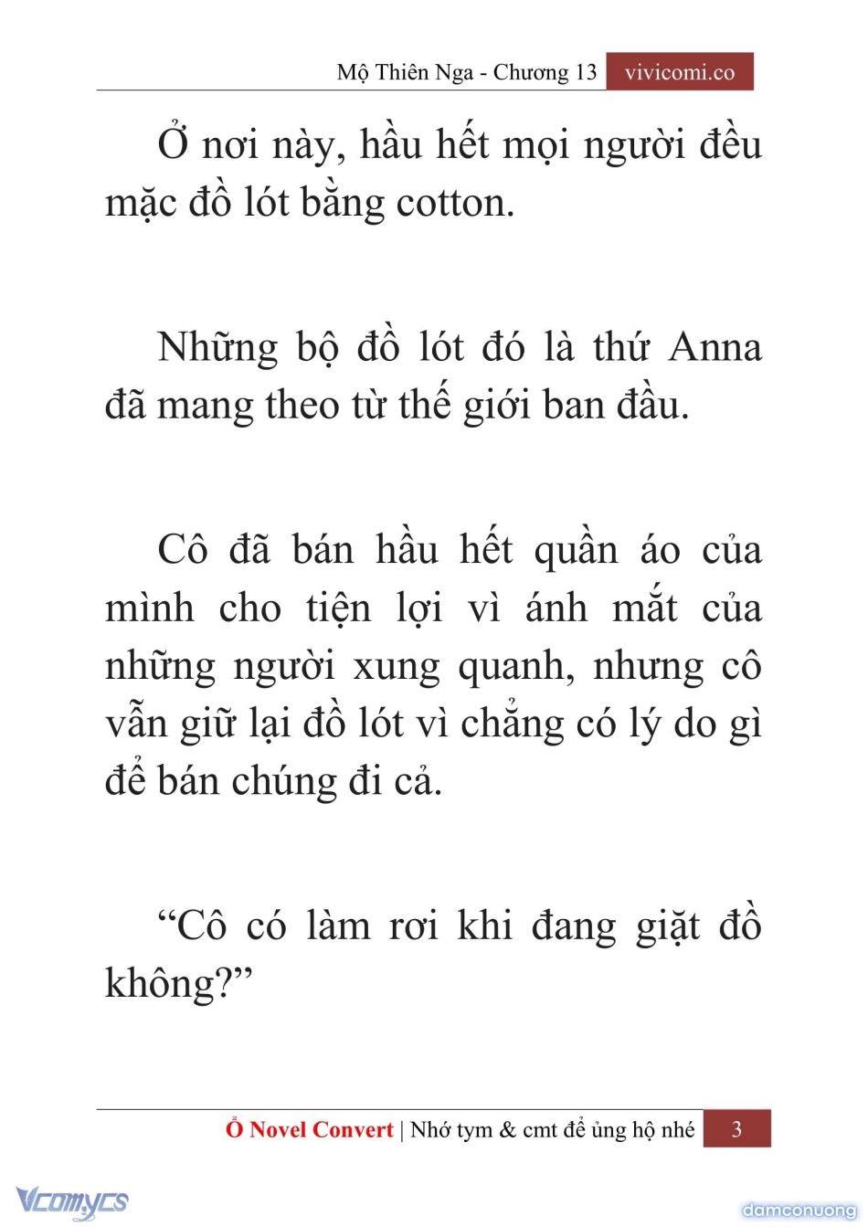 đọc truyện [novel] Mộ Thiên Nga Chương 13 ảnh 6 tại Thiên Thai Truyện