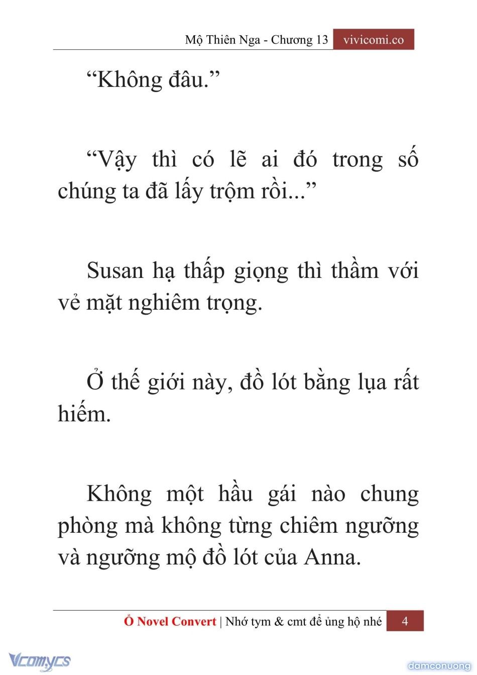 đọc truyện [novel] Mộ Thiên Nga Chương 13 ảnh 7 tại Thiên Thai Truyện
