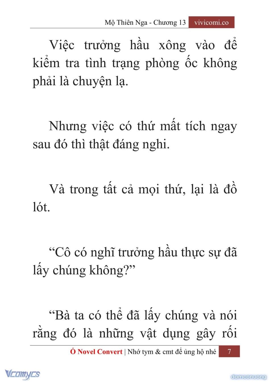 đọc truyện [novel] Mộ Thiên Nga Chương 13 ảnh 10 tại Thiên Thai Truyện