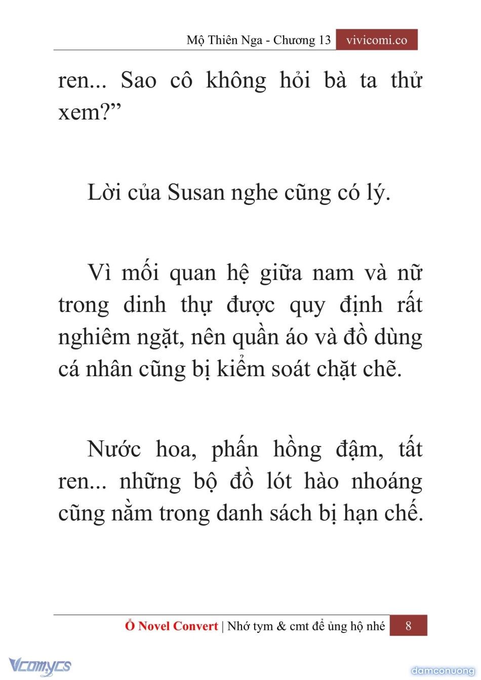 đọc truyện [novel] Mộ Thiên Nga Chương 13 ảnh 11 tại Thiên Thai Truyện