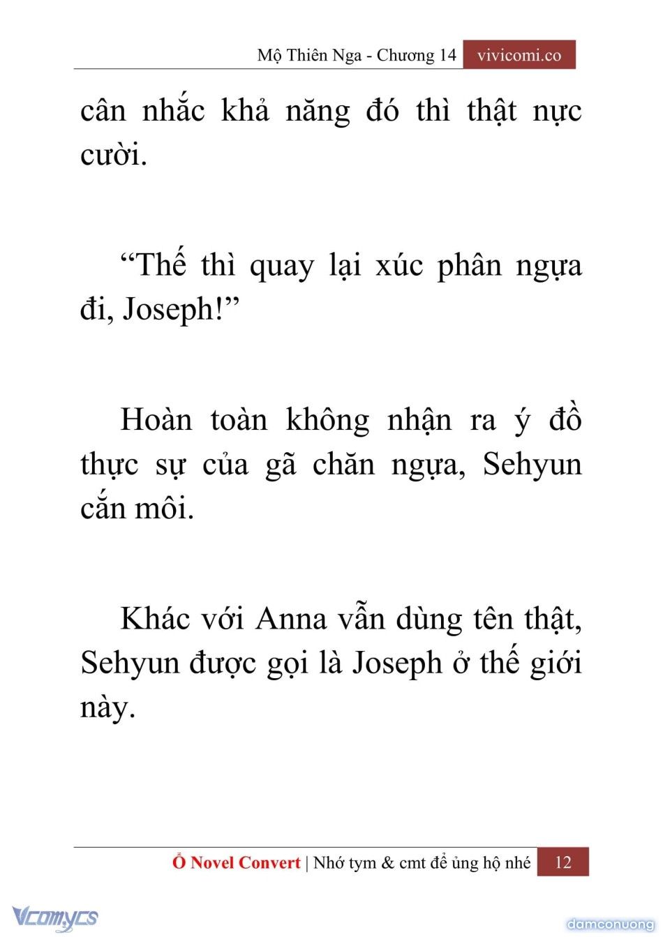 đọc truyện [novel] Mộ Thiên Nga Chương 14 ảnh 15 tại Thiên Thai Truyện