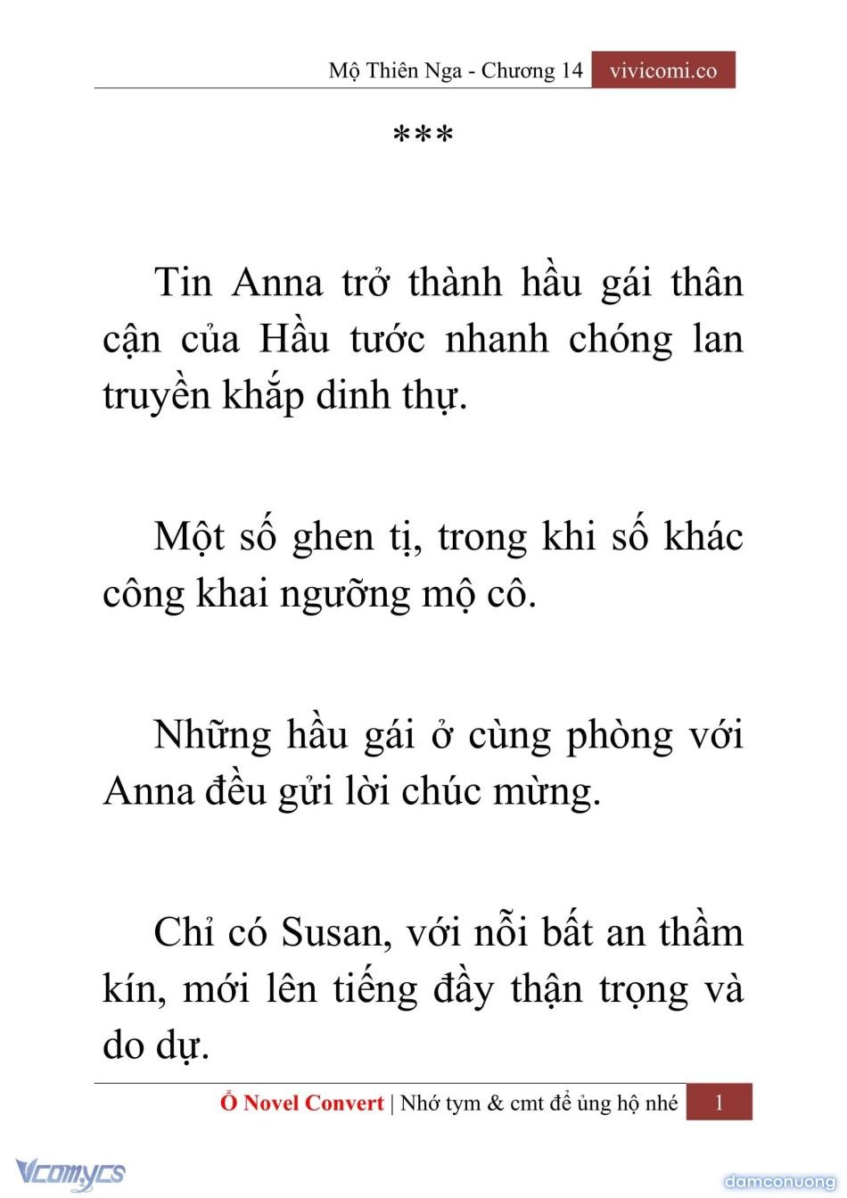 đọc truyện [novel] Mộ Thiên Nga Chương 14 ảnh 4 tại Thiên Thai Truyện