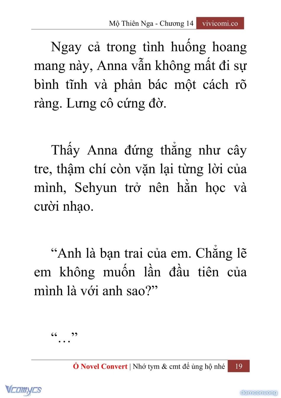 đọc truyện [novel] Mộ Thiên Nga Chương 14 ảnh 22 tại Thiên Thai Truyện
