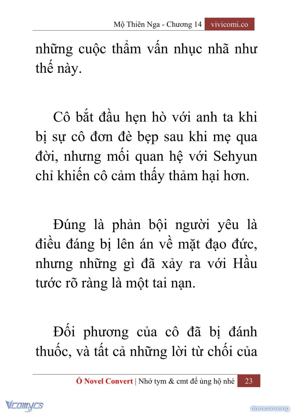đọc truyện [novel] Mộ Thiên Nga Chương 14 ảnh 26 tại Thiên Thai Truyện
