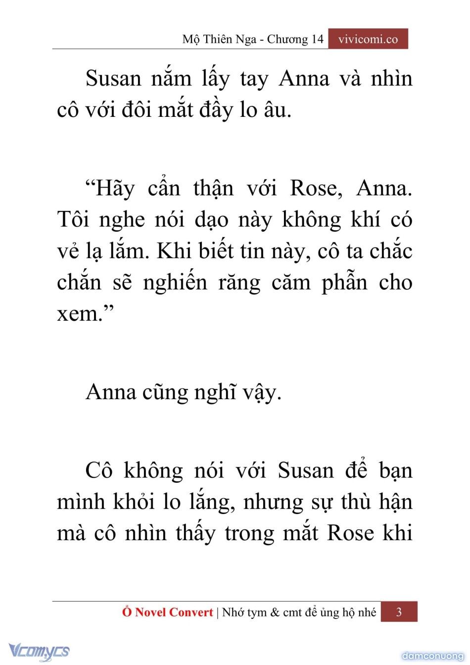 đọc truyện [novel] Mộ Thiên Nga Chương 14 ảnh 6 tại Thiên Thai Truyện