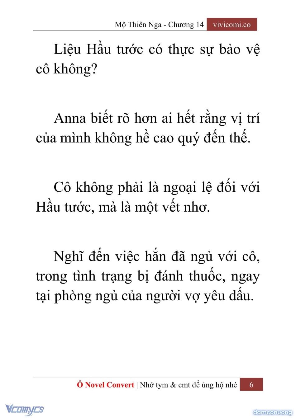 đọc truyện [novel] Mộ Thiên Nga Chương 14 ảnh 9 tại Thiên Thai Truyện