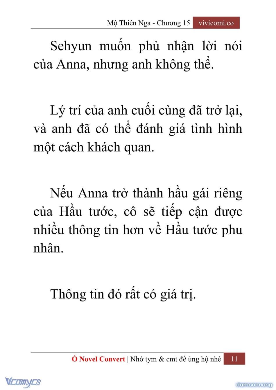 đọc truyện [novel] Mộ Thiên Nga Chương 15 ảnh 14 tại Thiên Thai Truyện