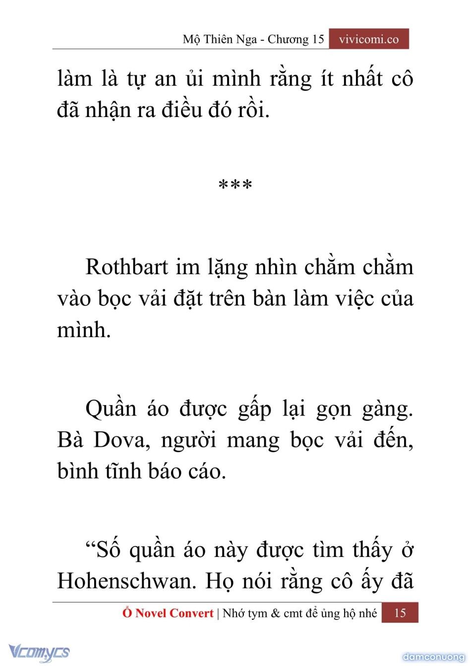 đọc truyện [novel] Mộ Thiên Nga Chương 15 ảnh 18 tại Thiên Thai Truyện
