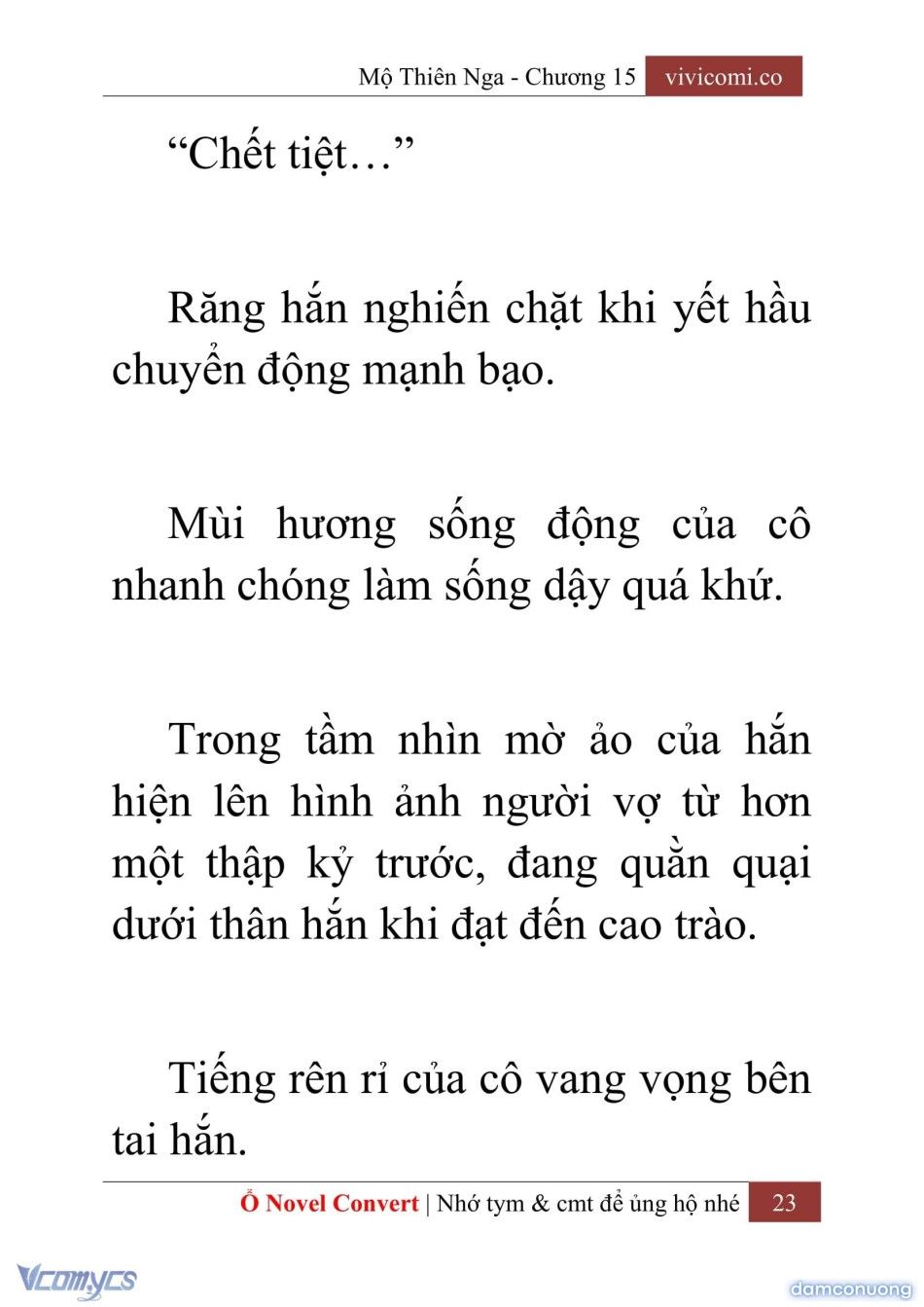 đọc truyện [novel] Mộ Thiên Nga Chương 15 ảnh 26 tại Thiên Thai Truyện