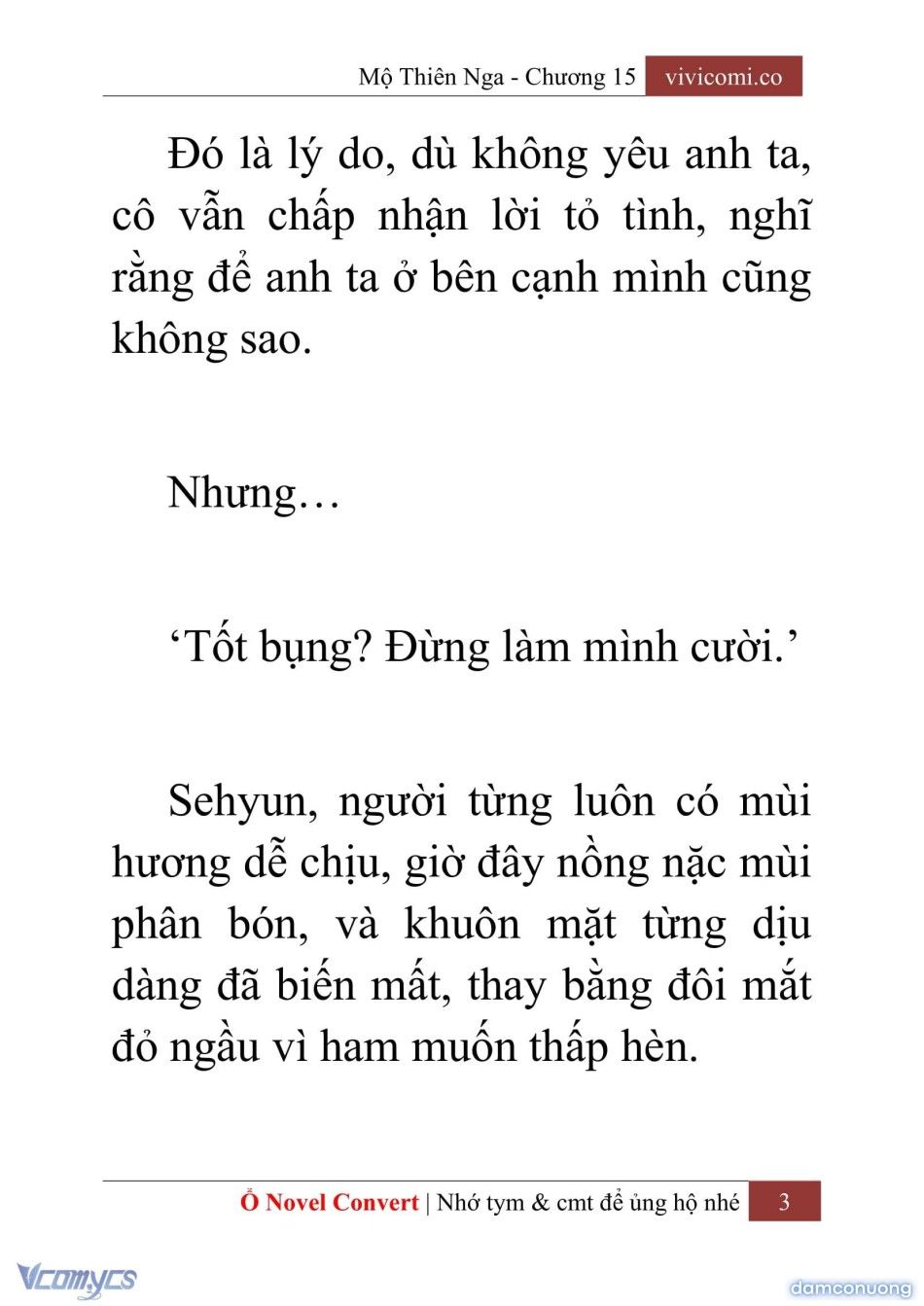 đọc truyện [novel] Mộ Thiên Nga Chương 15 ảnh 6 tại Thiên Thai Truyện