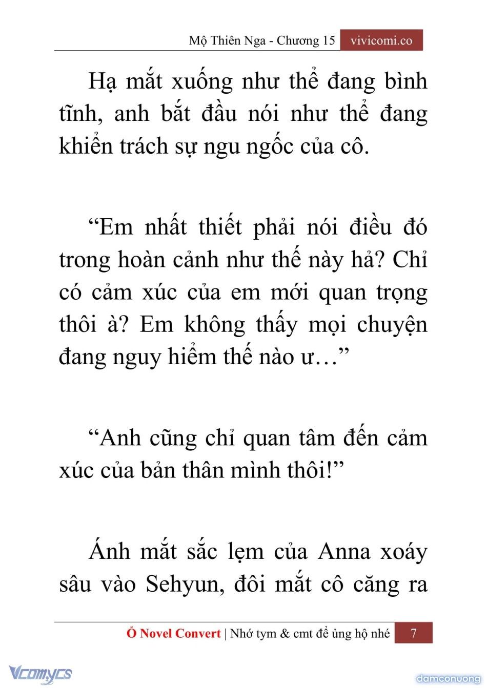 đọc truyện [novel] Mộ Thiên Nga Chương 15 ảnh 10 tại Thiên Thai Truyện