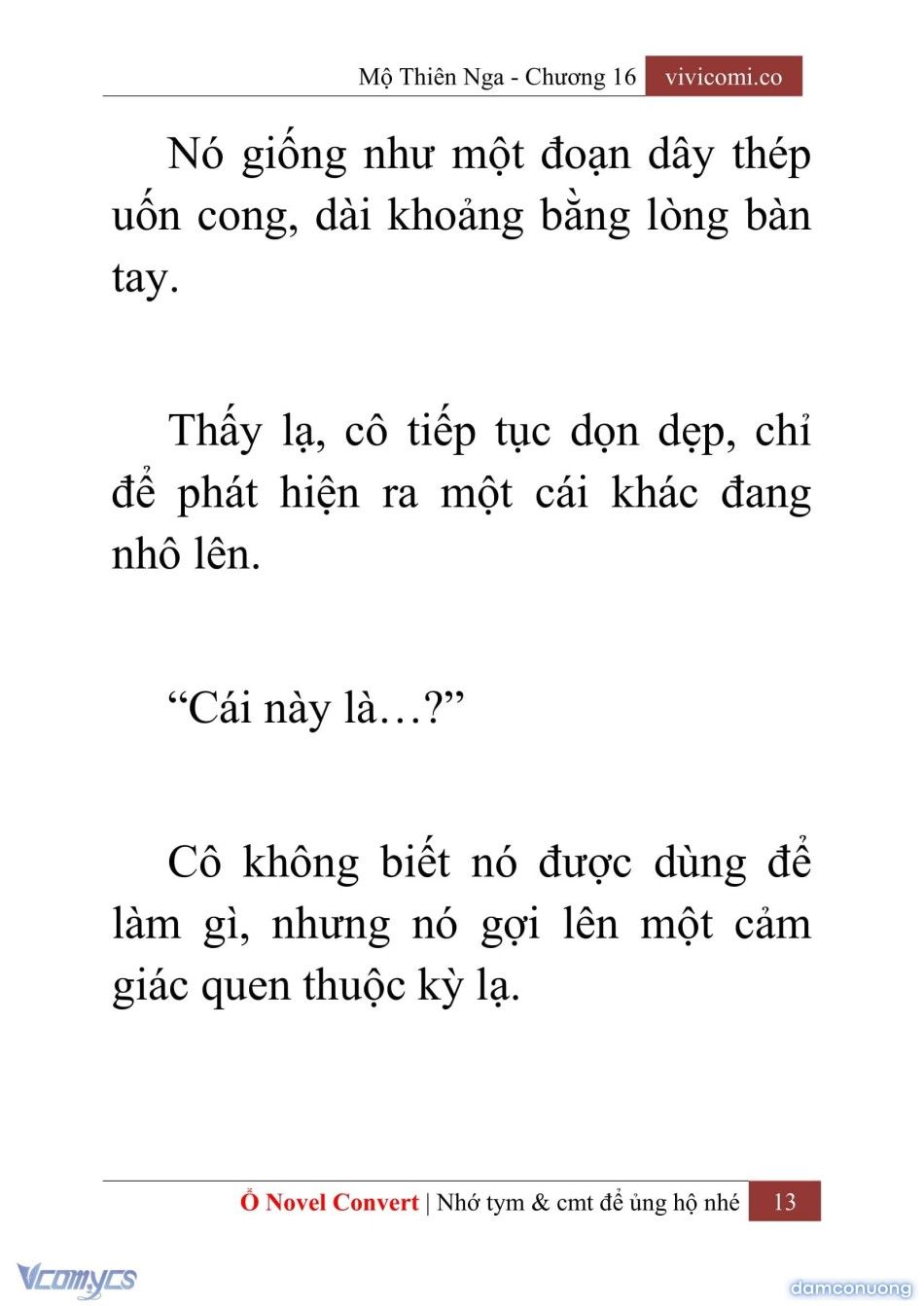 đọc truyện [novel] Mộ Thiên Nga Chương 16 ảnh 16 tại Thiên Thai Truyện