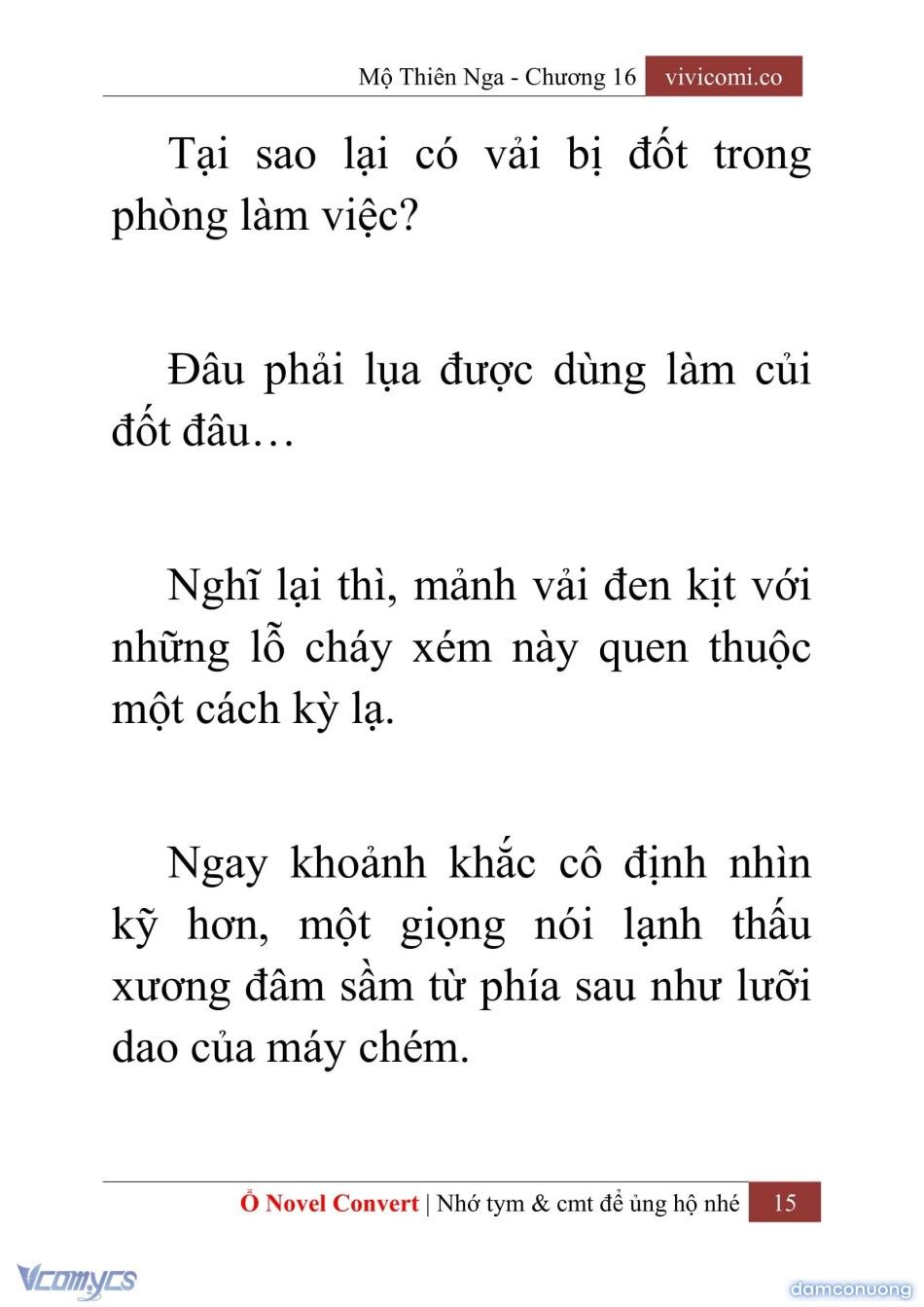 đọc truyện [novel] Mộ Thiên Nga Chương 16 ảnh 18 tại Thiên Thai Truyện