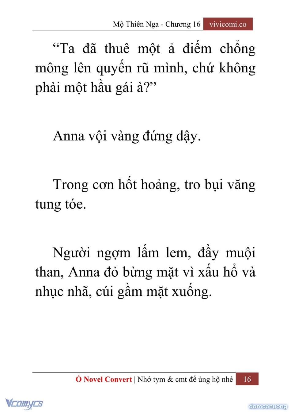 đọc truyện [novel] Mộ Thiên Nga Chương 16 ảnh 19 tại Thiên Thai Truyện