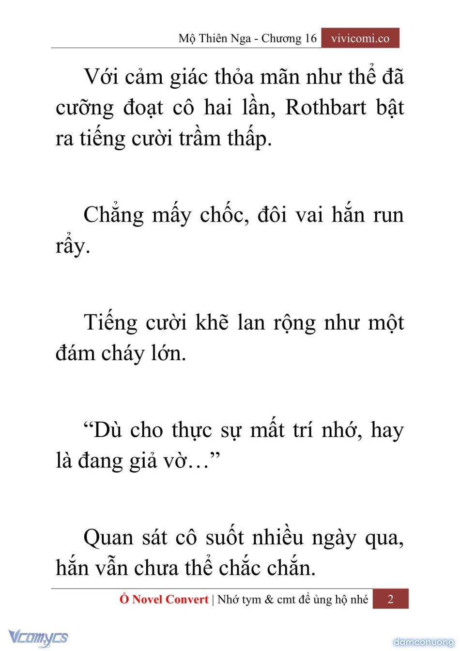 đọc truyện [novel] Mộ Thiên Nga Chương 16 ảnh 5 tại Thiên Thai Truyện