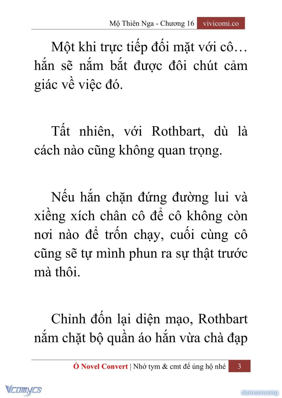 đọc truyện [novel] Mộ Thiên Nga Chương 16 ảnh 6 tại Thiên Thai Truyện