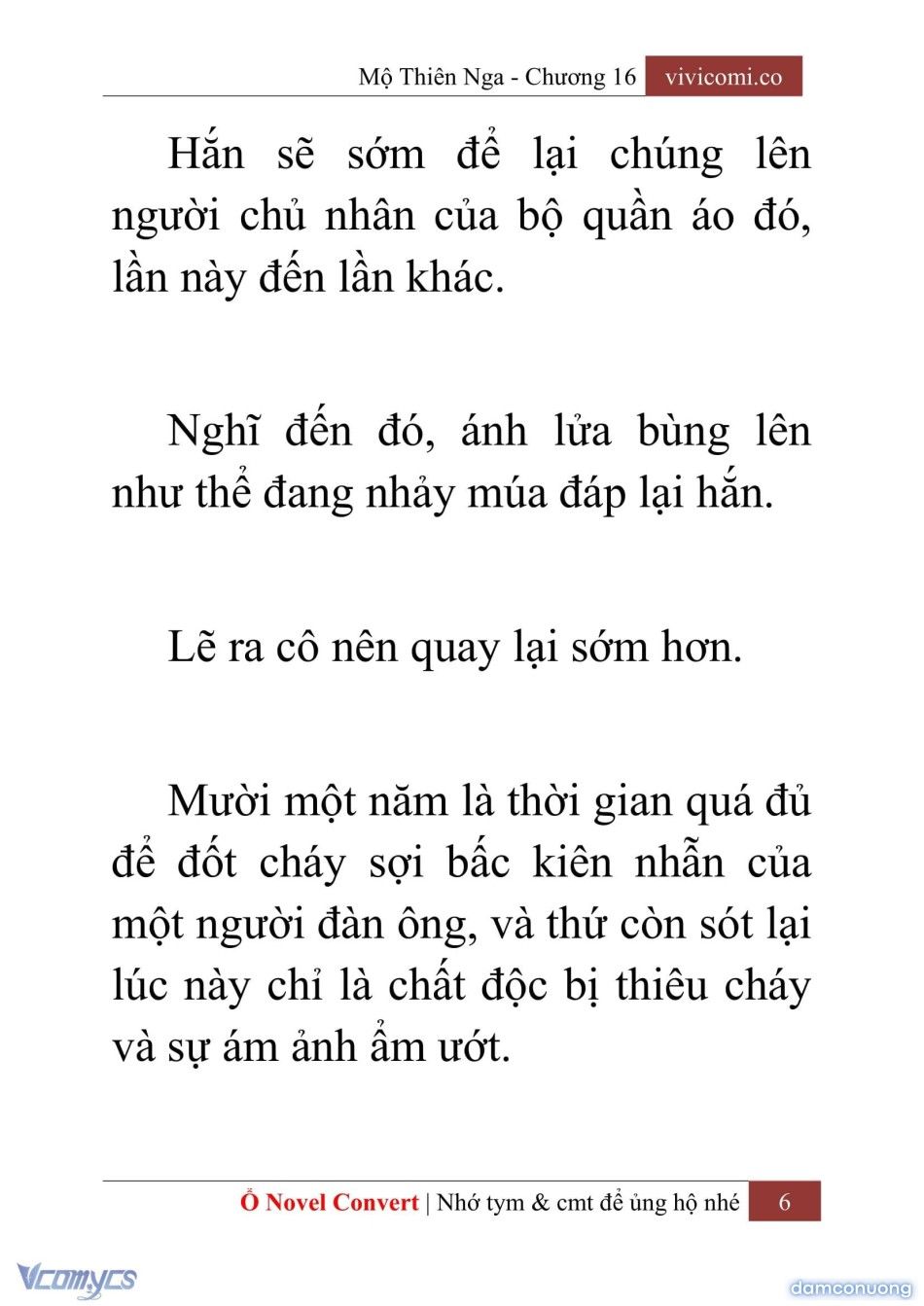 đọc truyện [novel] Mộ Thiên Nga Chương 16 ảnh 9 tại Thiên Thai Truyện