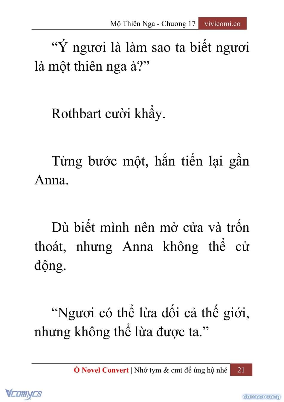 đọc truyện [novel] Mộ Thiên Nga Chương 17 ảnh 24 tại Thiên Thai Truyện