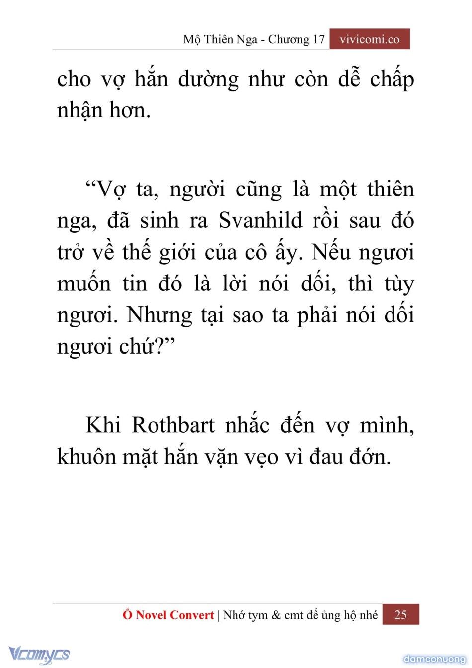 đọc truyện [novel] Mộ Thiên Nga Chương 17 ảnh 28 tại Thiên Thai Truyện