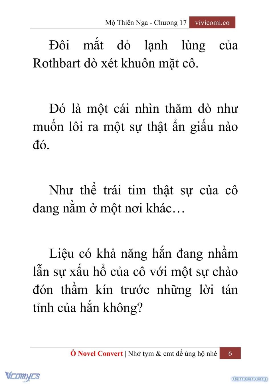 đọc truyện [novel] Mộ Thiên Nga Chương 17 ảnh 9 tại Thiên Thai Truyện