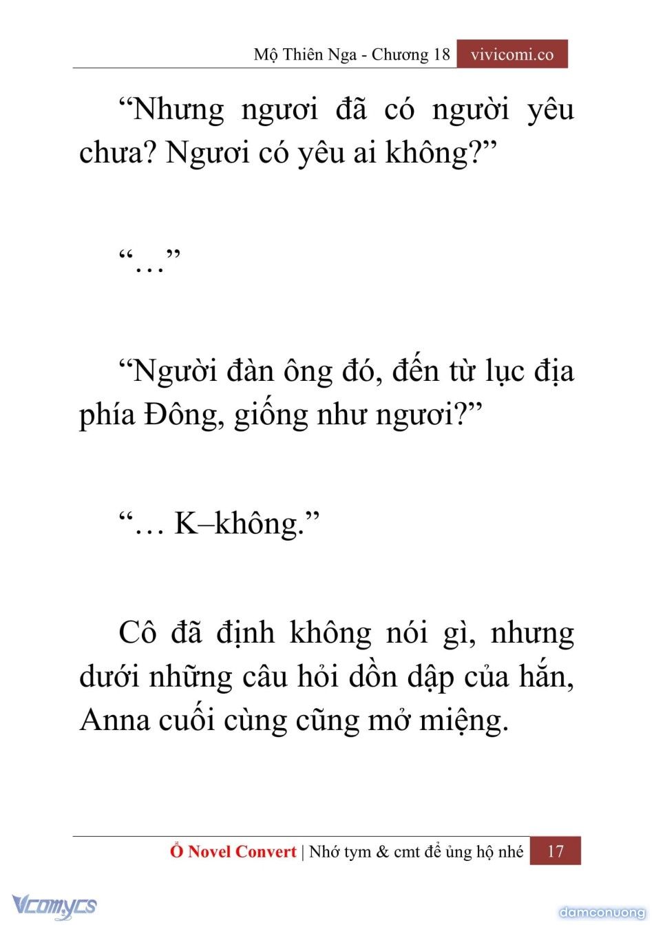 đọc truyện [novel] Mộ Thiên Nga Chương 18 ảnh 20 tại Thiên Thai Truyện