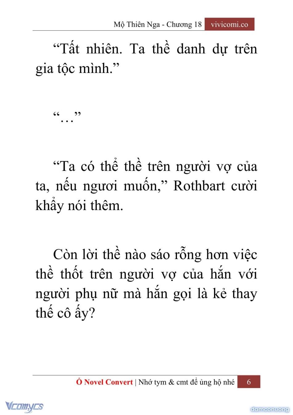đọc truyện [novel] Mộ Thiên Nga Chương 18 ảnh 9 tại Thiên Thai Truyện