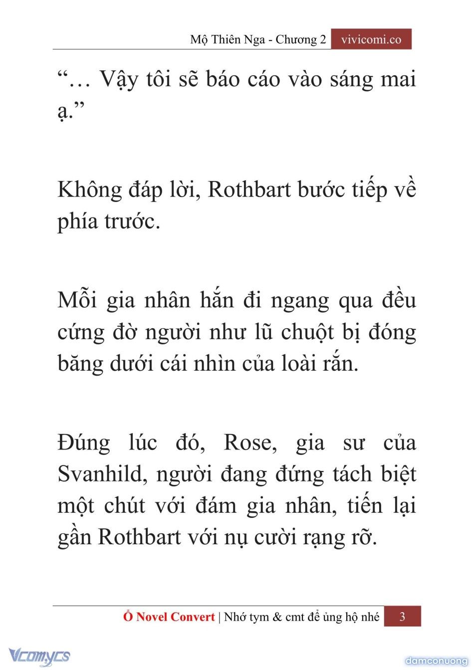 đọc truyện [novel] Mộ Thiên Nga Chương 2 ảnh 6 tại Thiên Thai Truyện