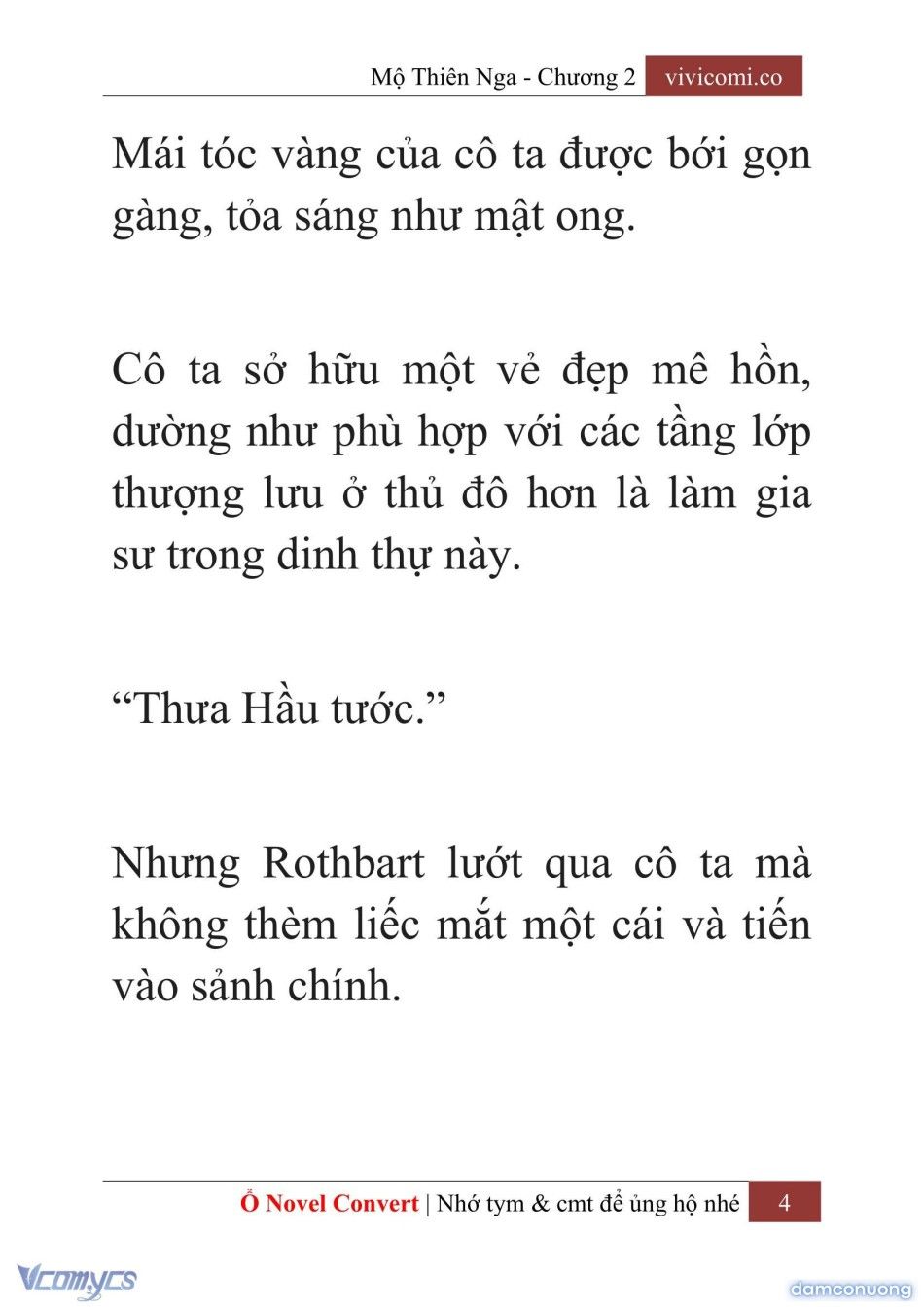 đọc truyện [novel] Mộ Thiên Nga Chương 2 ảnh 7 tại Thiên Thai Truyện