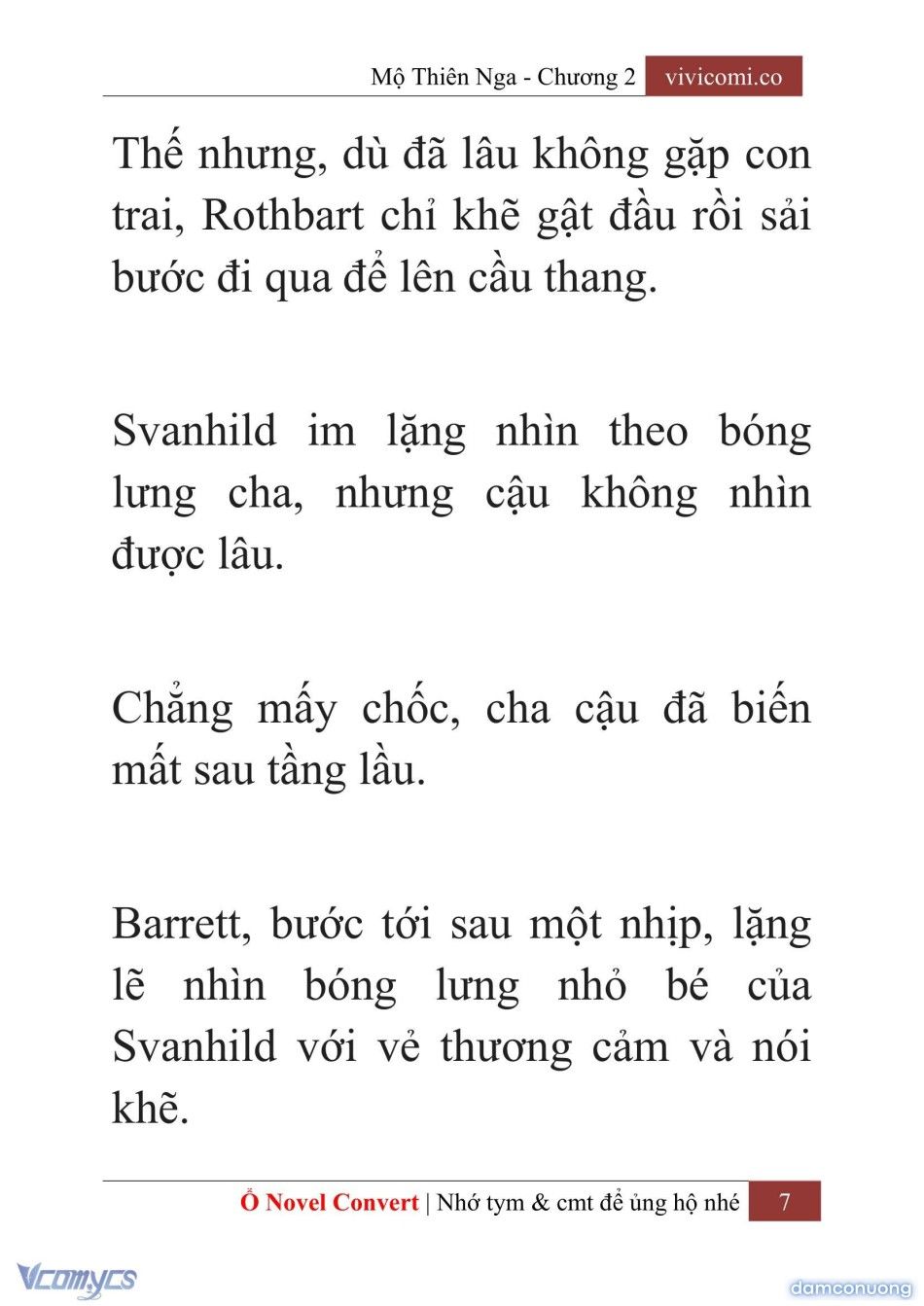 đọc truyện [novel] Mộ Thiên Nga Chương 2 ảnh 10 tại Thiên Thai Truyện