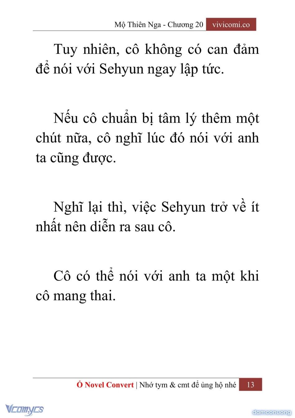 đọc truyện [novel] Mộ Thiên Nga Chương 20 ảnh 16 tại Thiên Thai Truyện