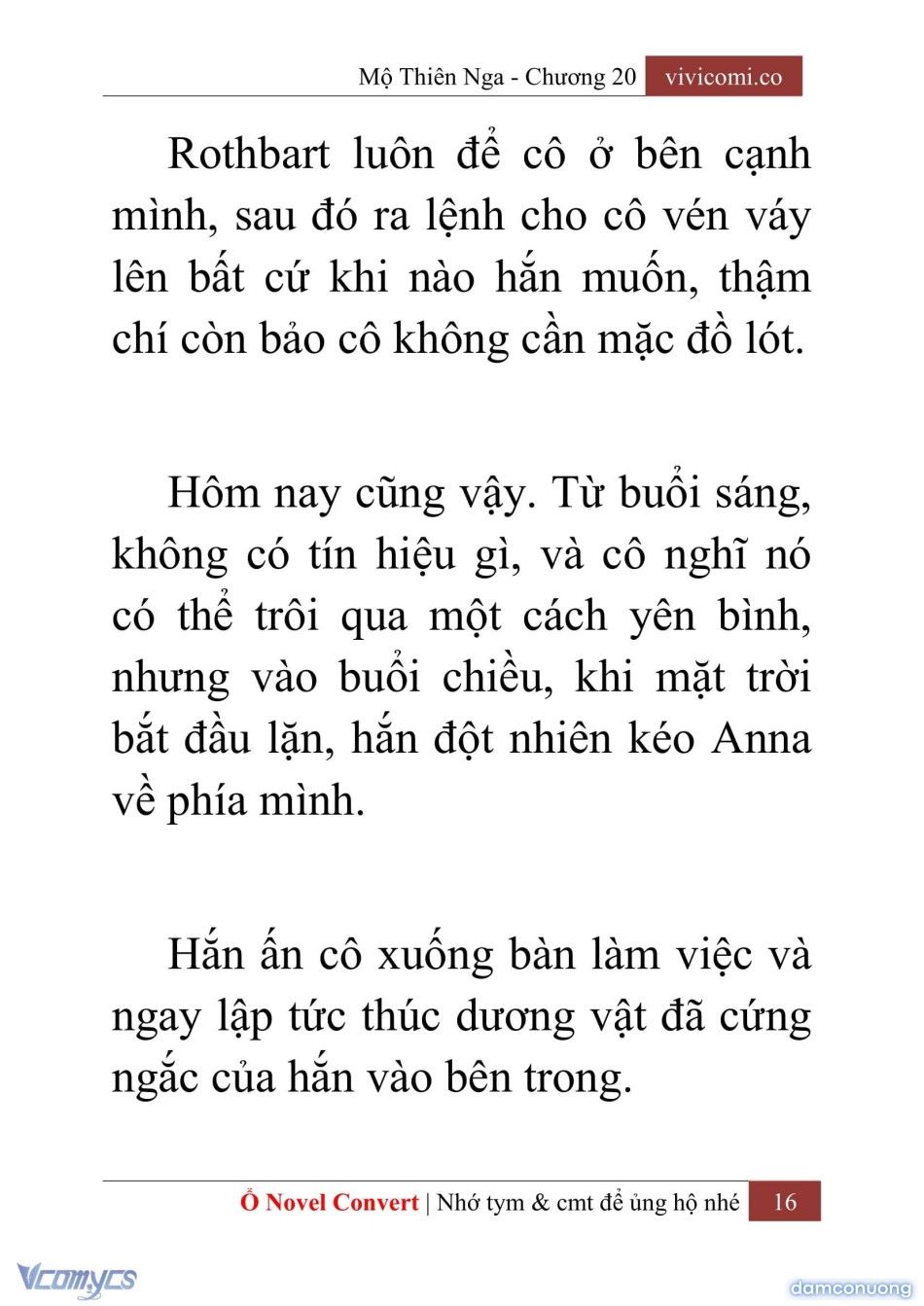 đọc truyện [novel] Mộ Thiên Nga Chương 20 ảnh 19 tại Thiên Thai Truyện