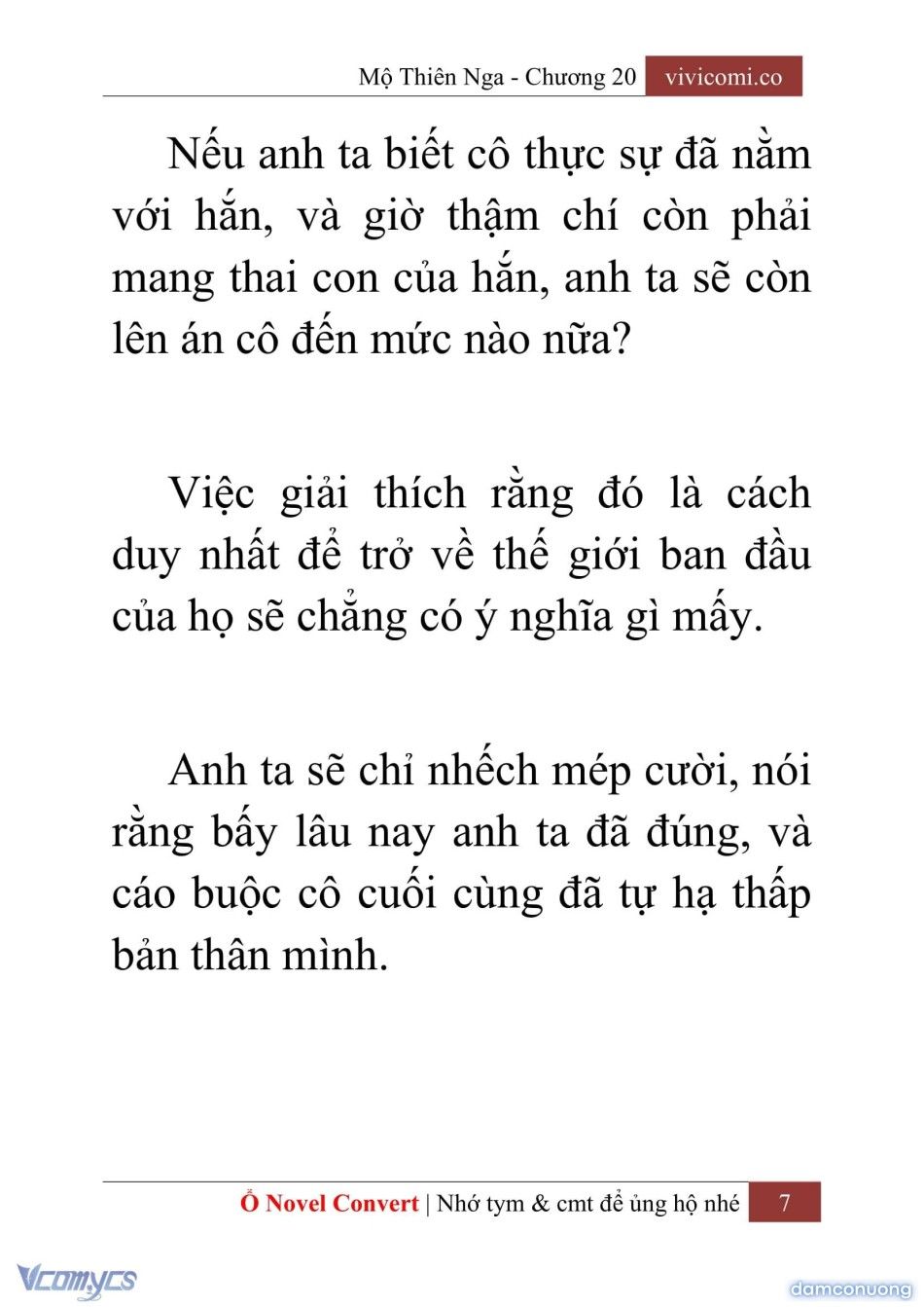đọc truyện [novel] Mộ Thiên Nga Chương 20 ảnh 10 tại Thiên Thai Truyện