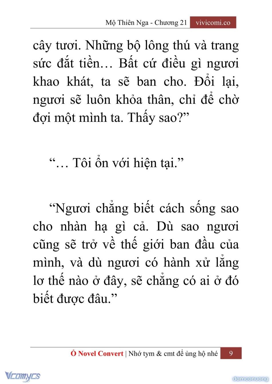 đọc truyện [novel] Mộ Thiên Nga Chương 21 ảnh 12 tại Thiên Thai Truyện