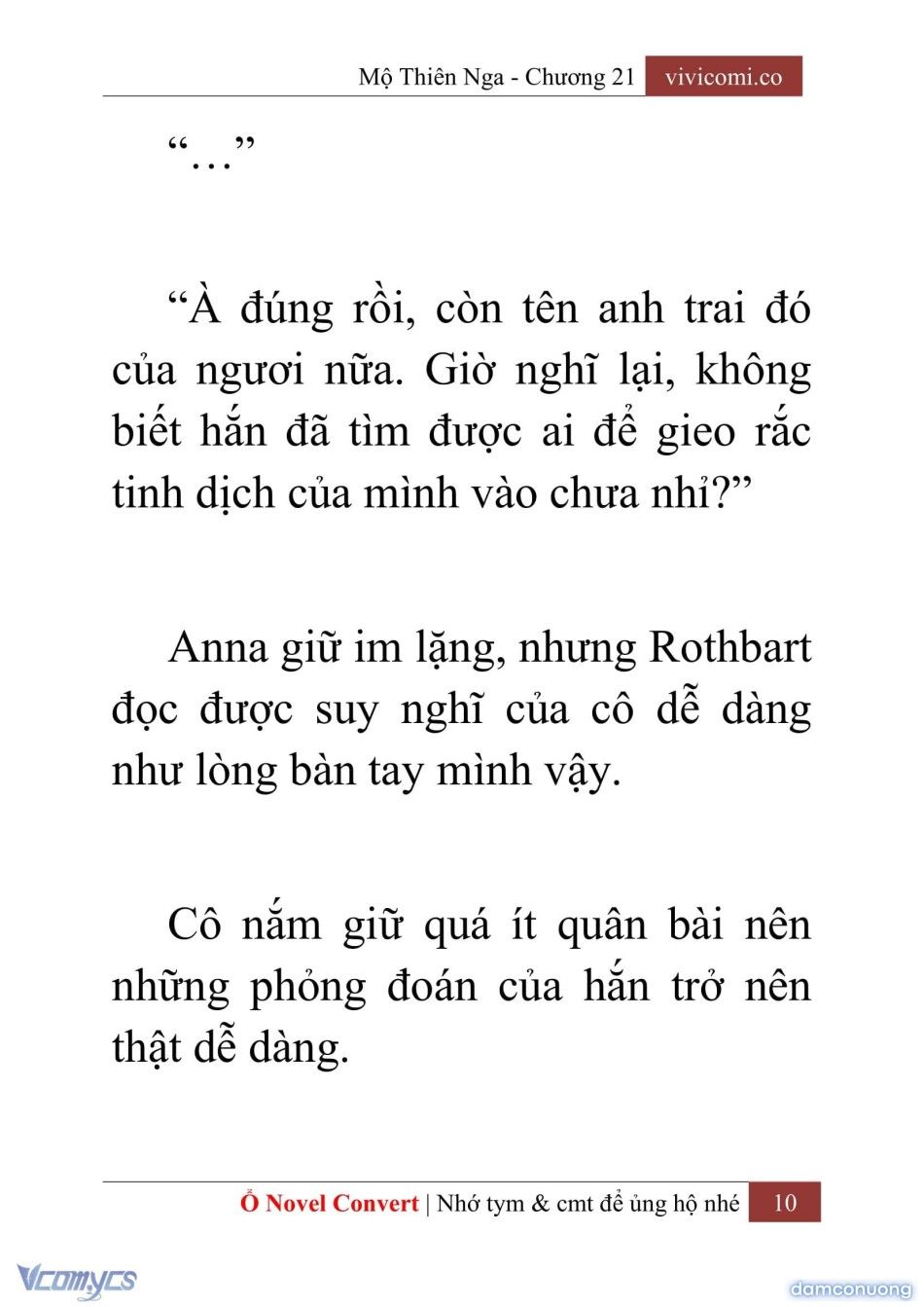 đọc truyện [novel] Mộ Thiên Nga Chương 21 ảnh 13 tại Thiên Thai Truyện