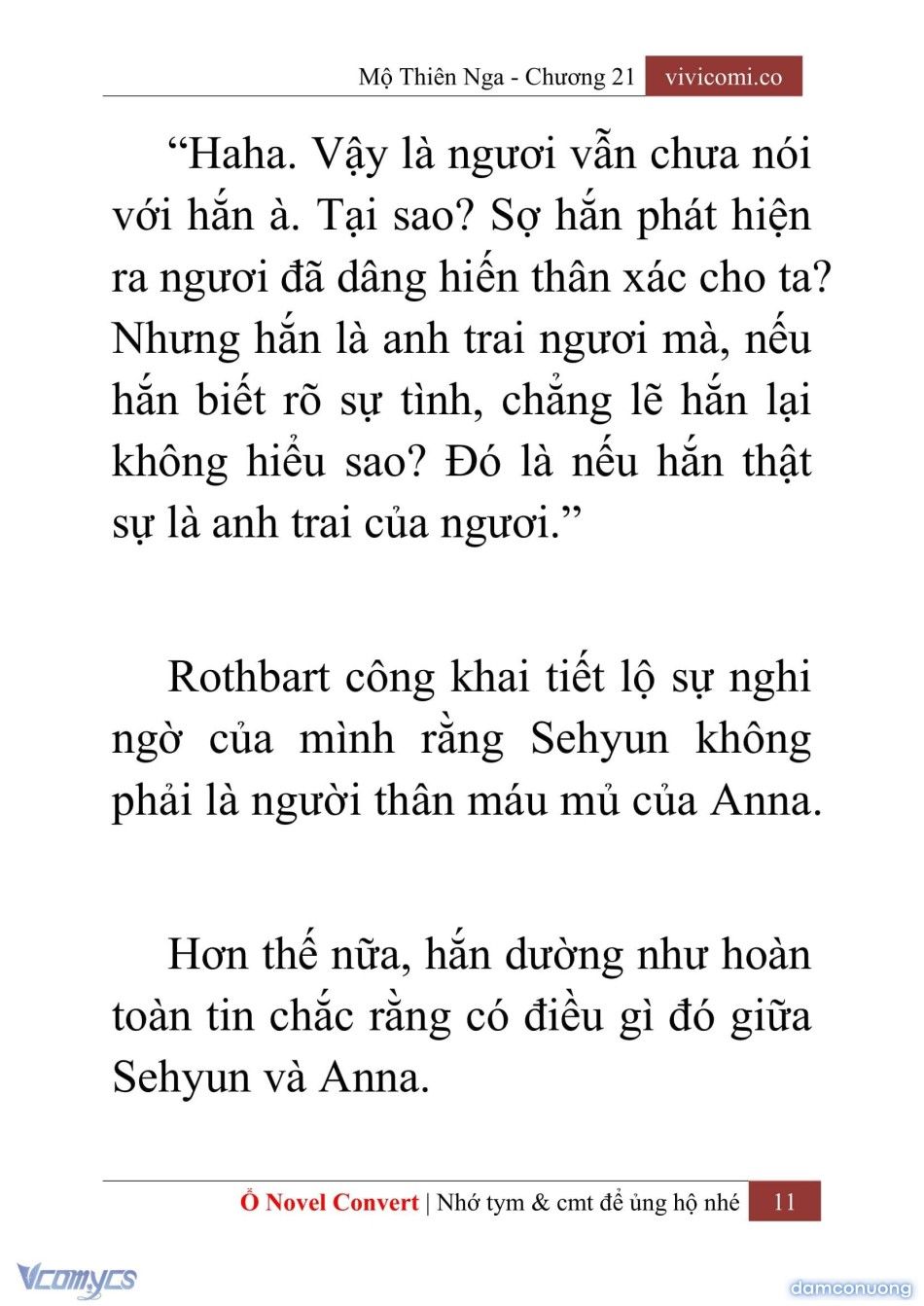 đọc truyện [novel] Mộ Thiên Nga Chương 21 ảnh 14 tại Thiên Thai Truyện