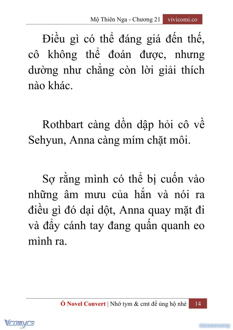 đọc truyện [novel] Mộ Thiên Nga Chương 21 ảnh 17 tại Thiên Thai Truyện