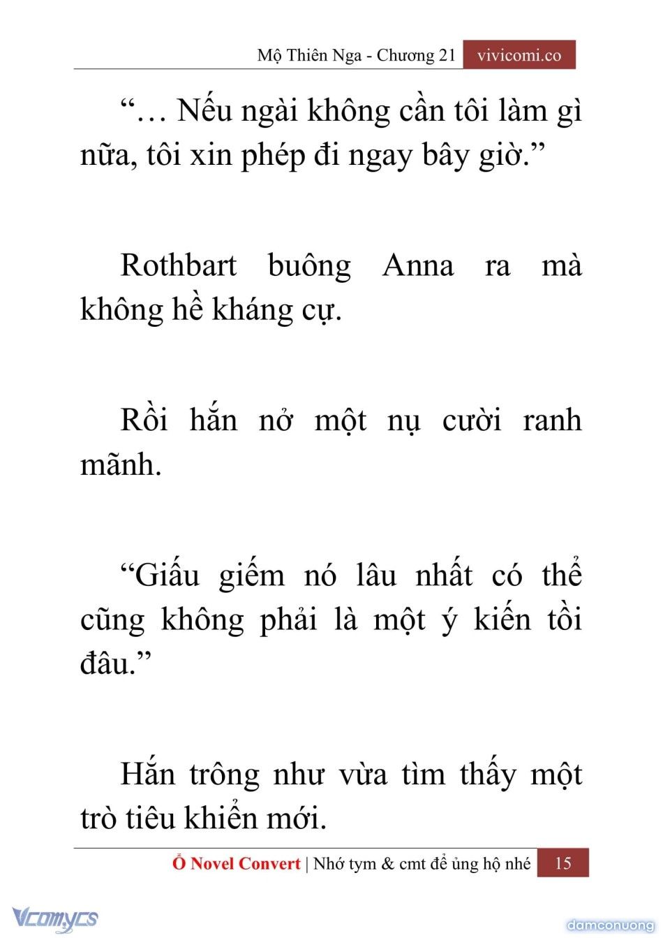 đọc truyện [novel] Mộ Thiên Nga Chương 21 ảnh 18 tại Thiên Thai Truyện