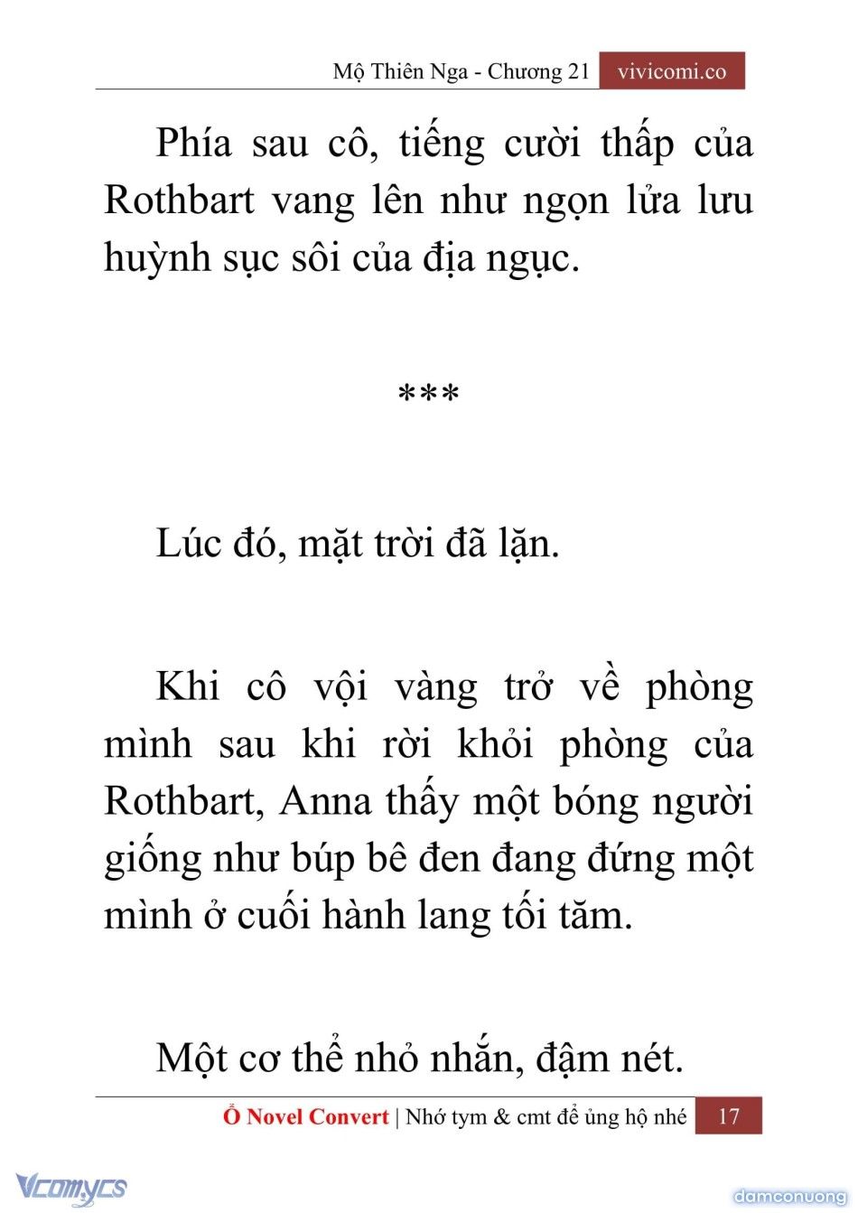 đọc truyện [novel] Mộ Thiên Nga Chương 21 ảnh 20 tại Thiên Thai Truyện