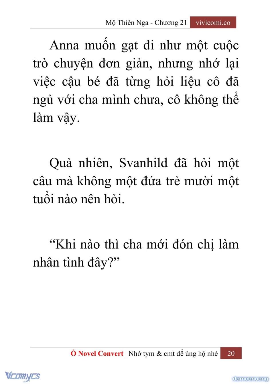 đọc truyện [novel] Mộ Thiên Nga Chương 21 ảnh 23 tại Thiên Thai Truyện